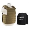 NIJ Level IV (Ceramic Core)Total Ballistic Vest with Front/Back/Side Armor (11x14) - FLAT DARK EARTH